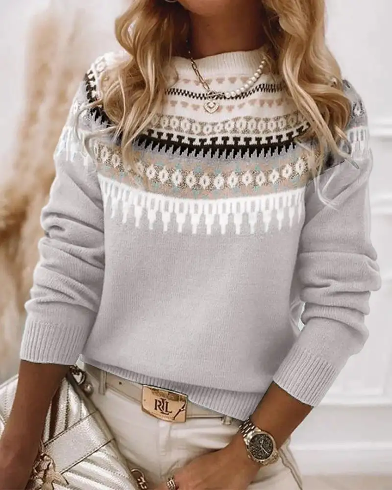 Warm Patterned Sweater