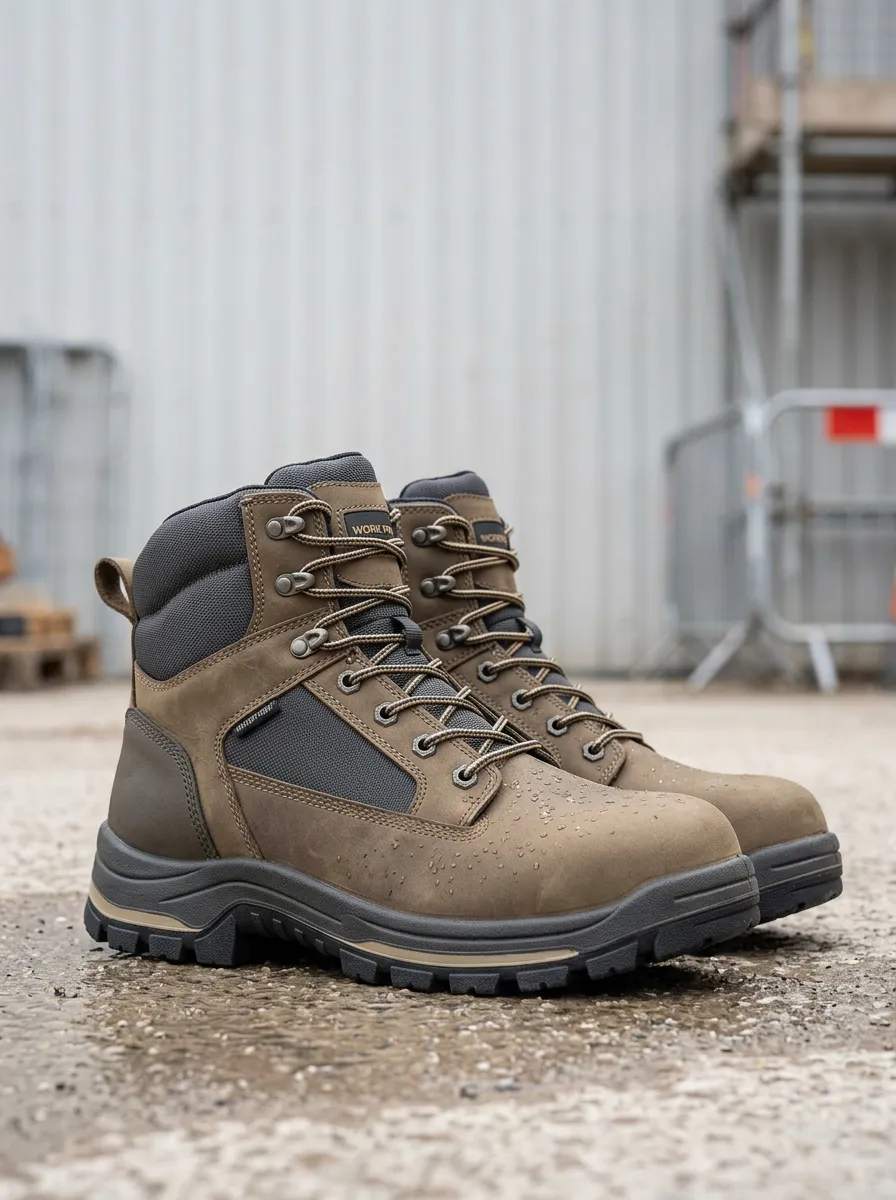 Durable-Look Tactical Outdoor Men's Waterproof Work Boots