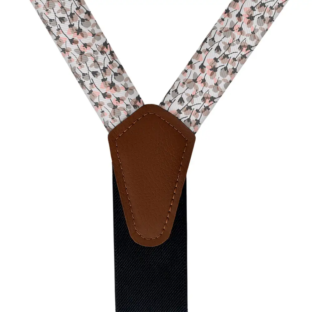 Dried Floral Pattern Suspenders