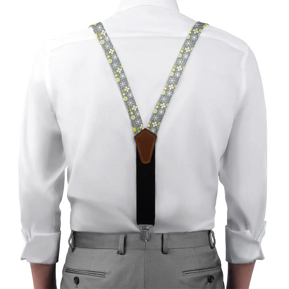 Bloom Floral Pattern Suspenders