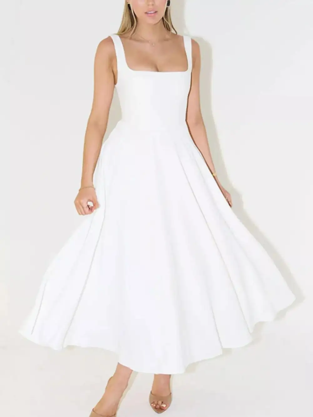 Soft Touch Square Neck Dress