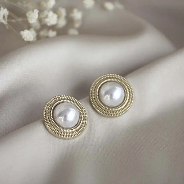 Delicate Pearl Earrings