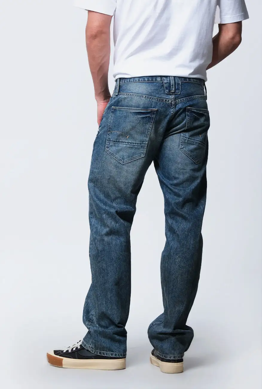 Men's Elegant Regular Fit Denim Pants