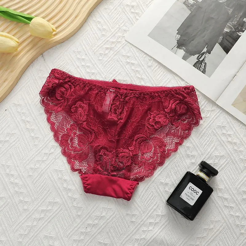 Adjustable Lace Underwire Bra And Panty Set