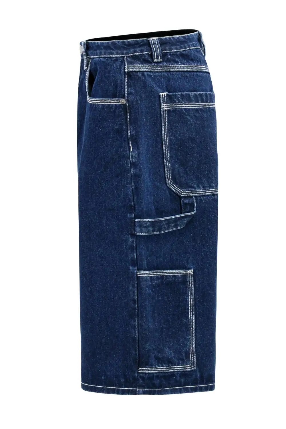 Men's Baggy-Fit Baggy Fit Carpenter Denim Shorts