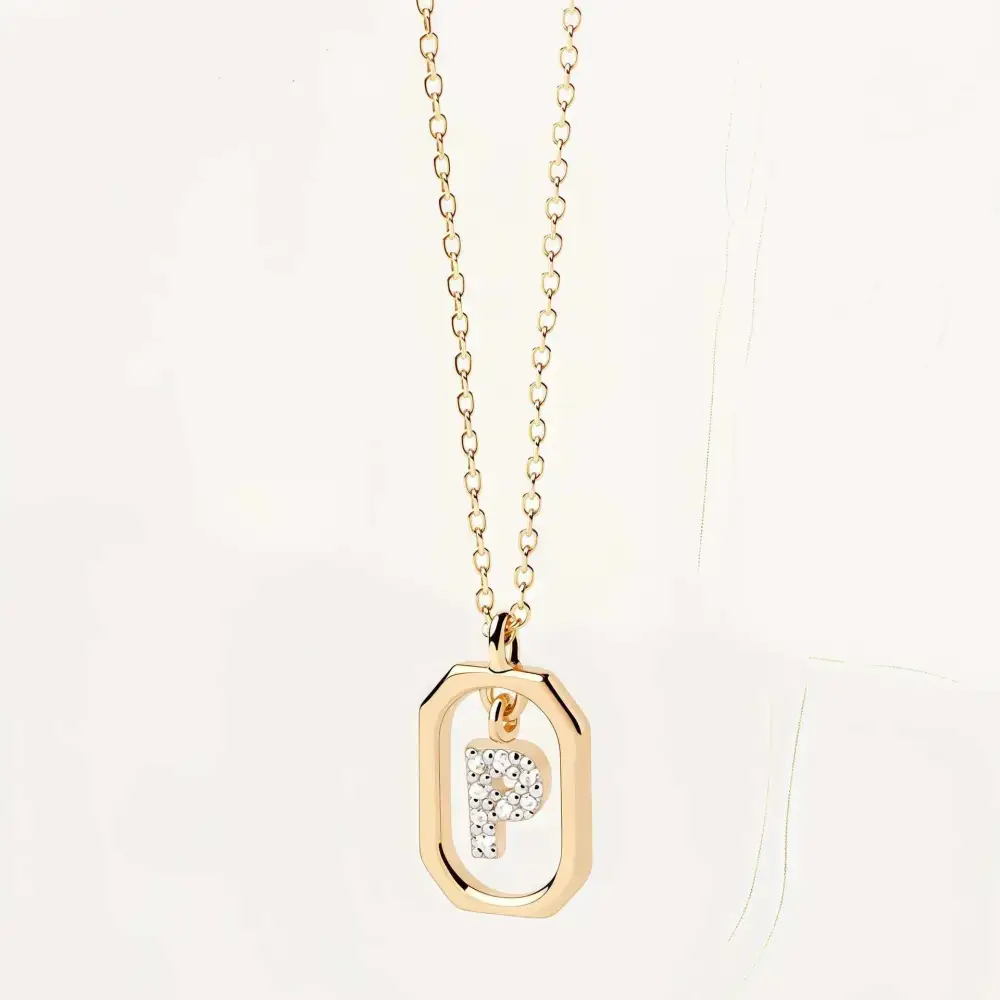 Initial Framed Necklace