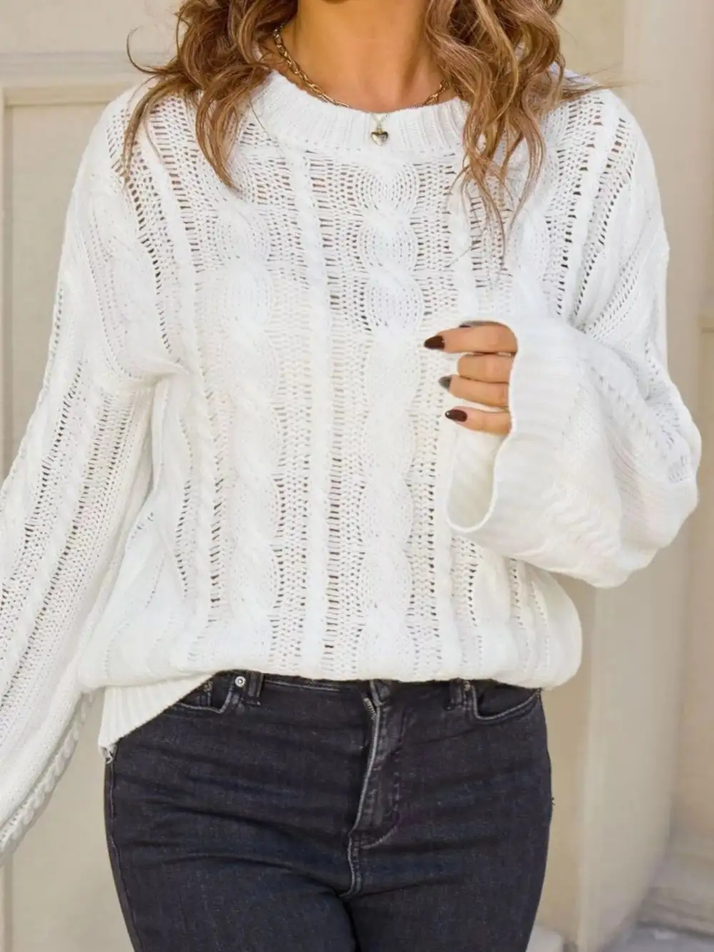 Knit Long Sleeve Sweater