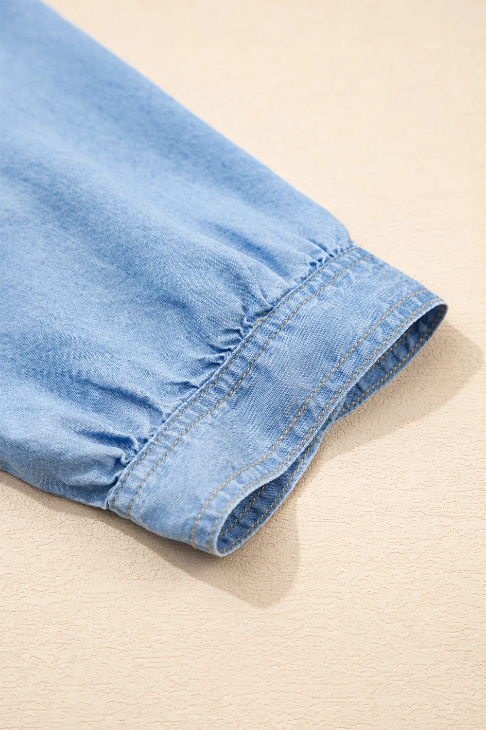 Beau Blue Half Sleeve Button Shirt