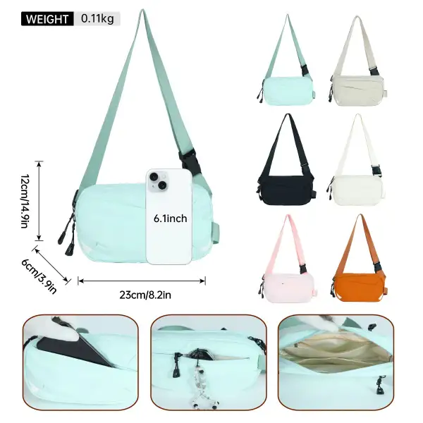 Sporty Mint Green Everywhere Belt Bag