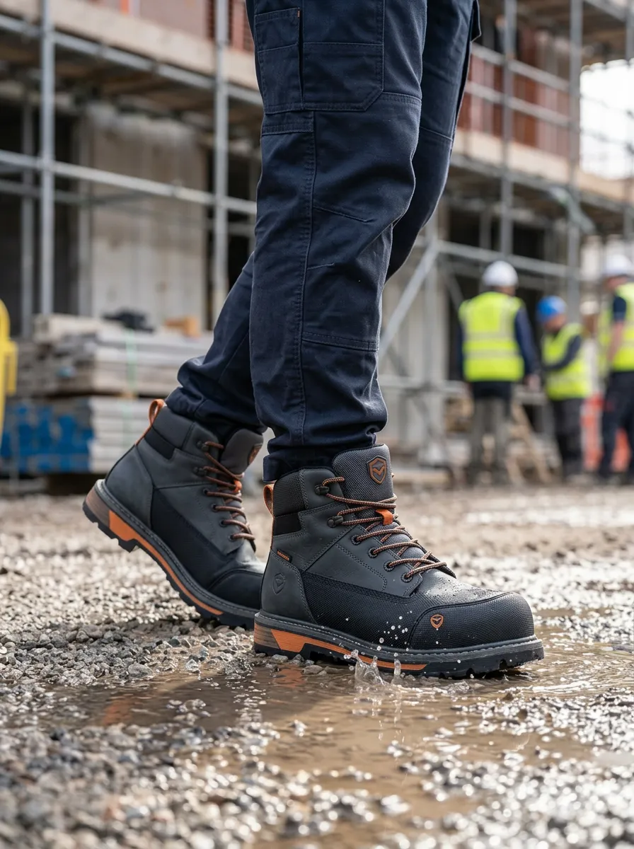 Everyday Construction Classic Look Men' Waterproof Work Boots