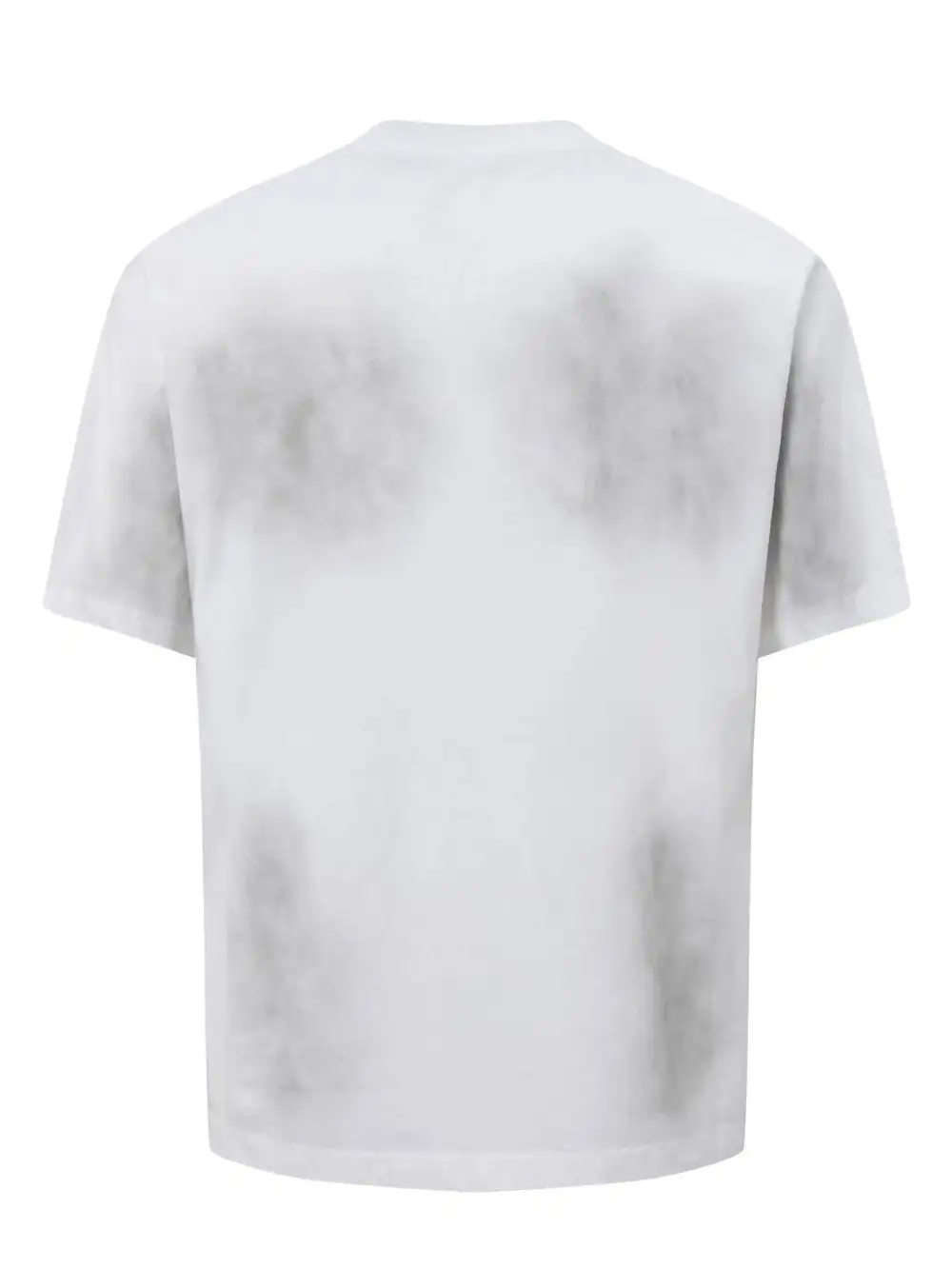 Textured Letter Graphic Crew Neck Short Sleeve Tee