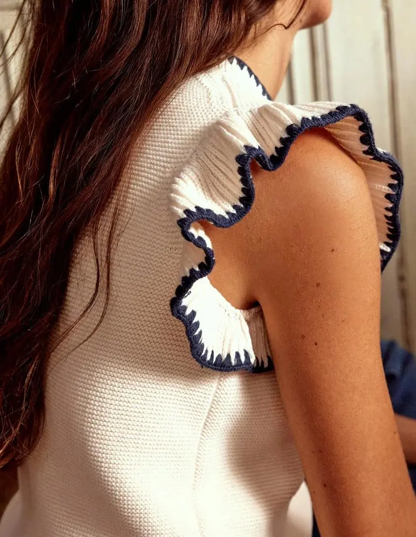 Lena Stitch Detail Vest