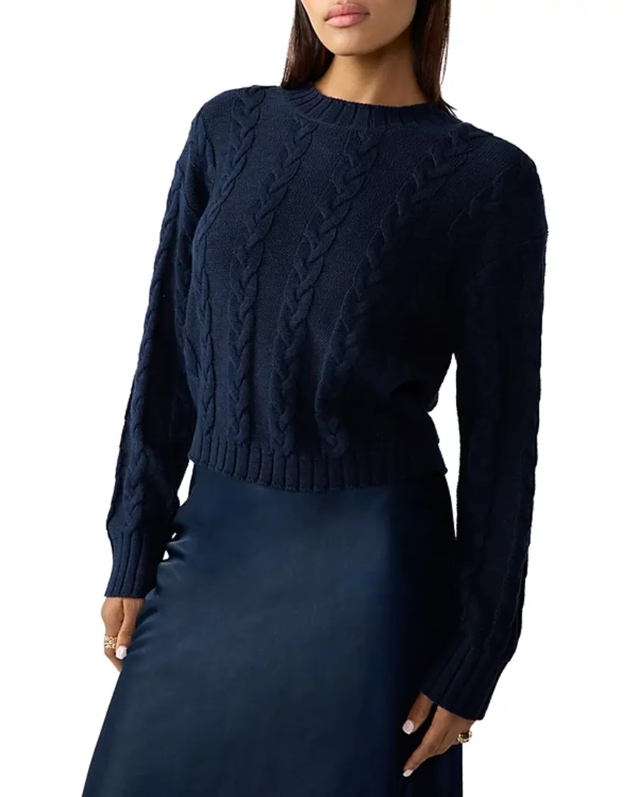 Ribbed crewneck Casual Style Sweater