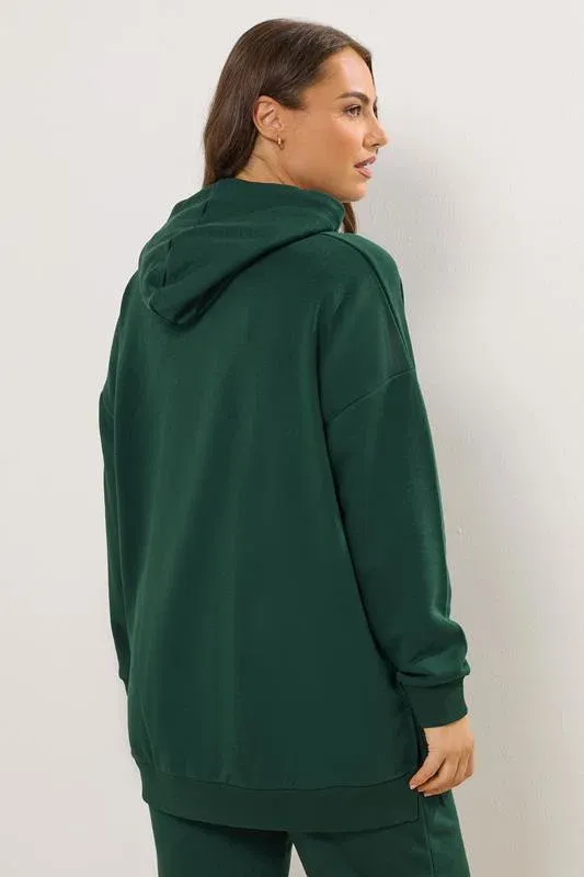 Green Pocket Front Hoodie