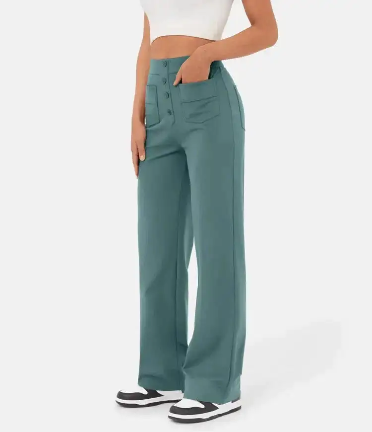 High Waist Everyday Casual Pants