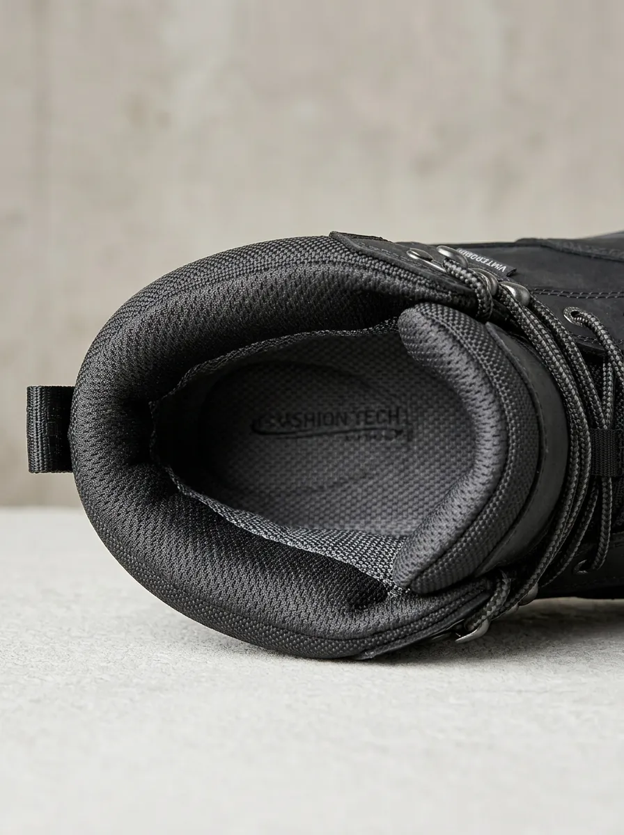 Trail Tactical Leather-Look Men's Waterproof Work Boots