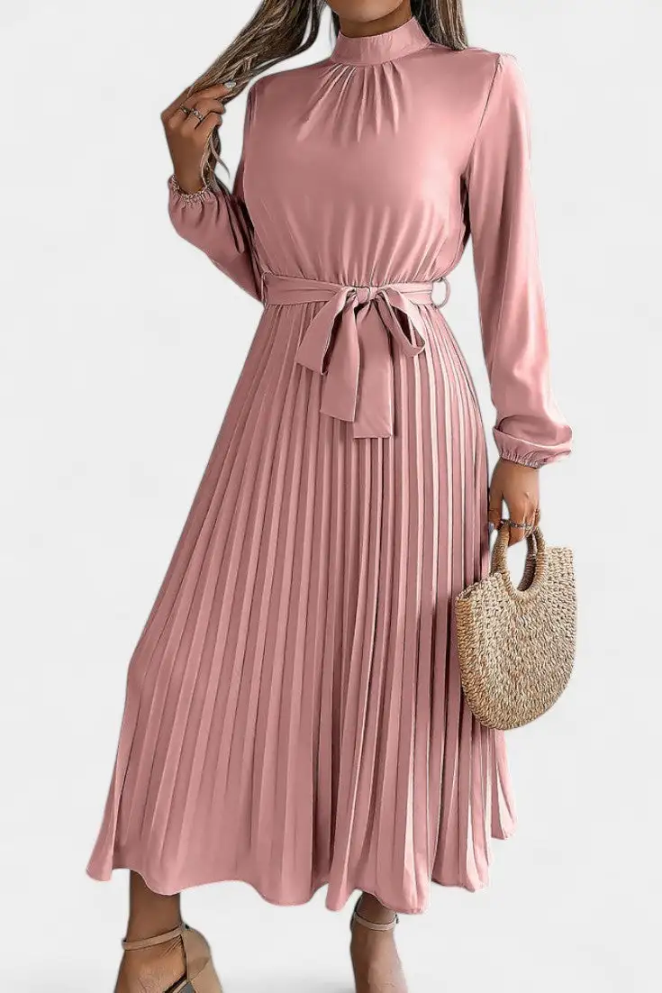 Pleated Casual Dress