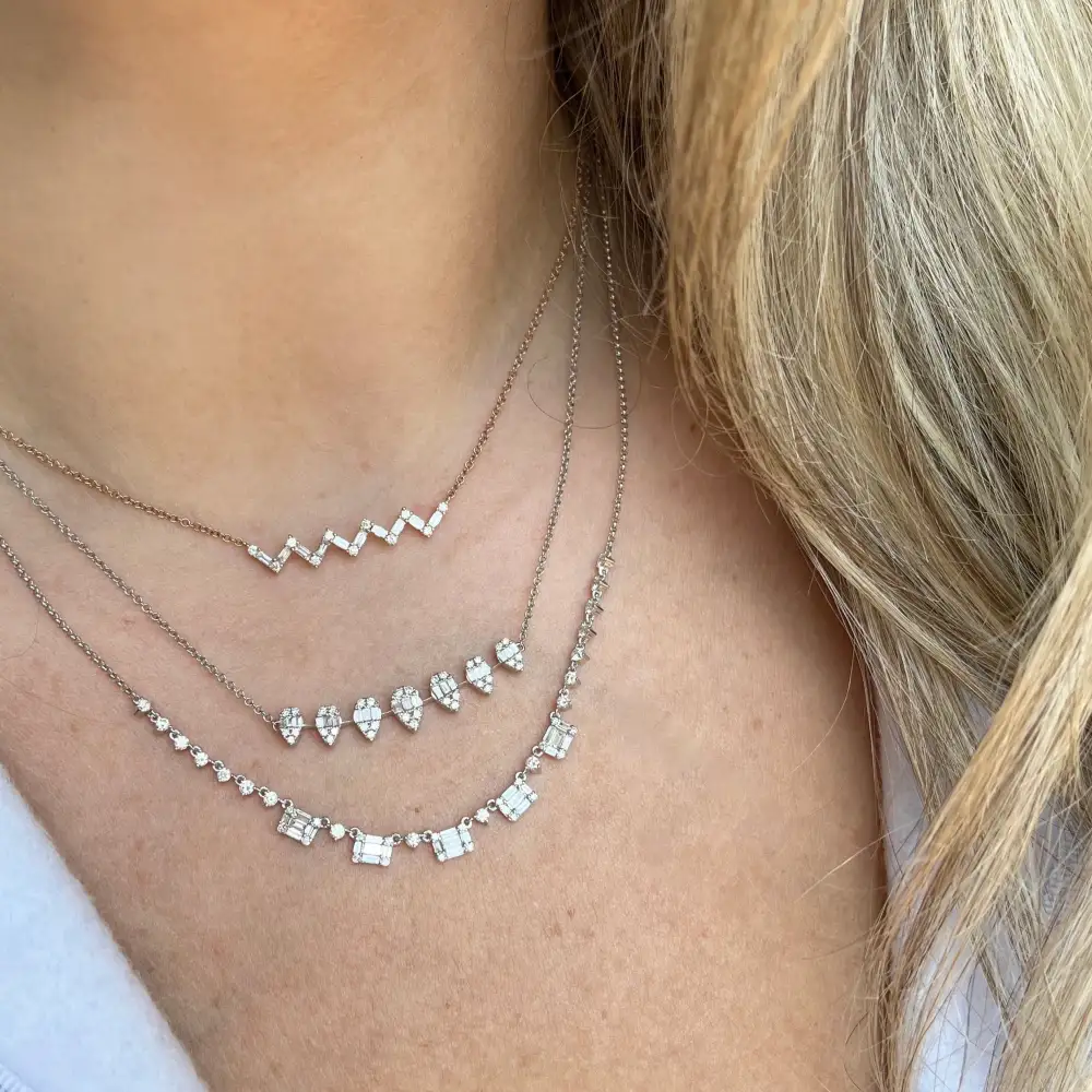 Minimal Modern Classic Diamond Necklace