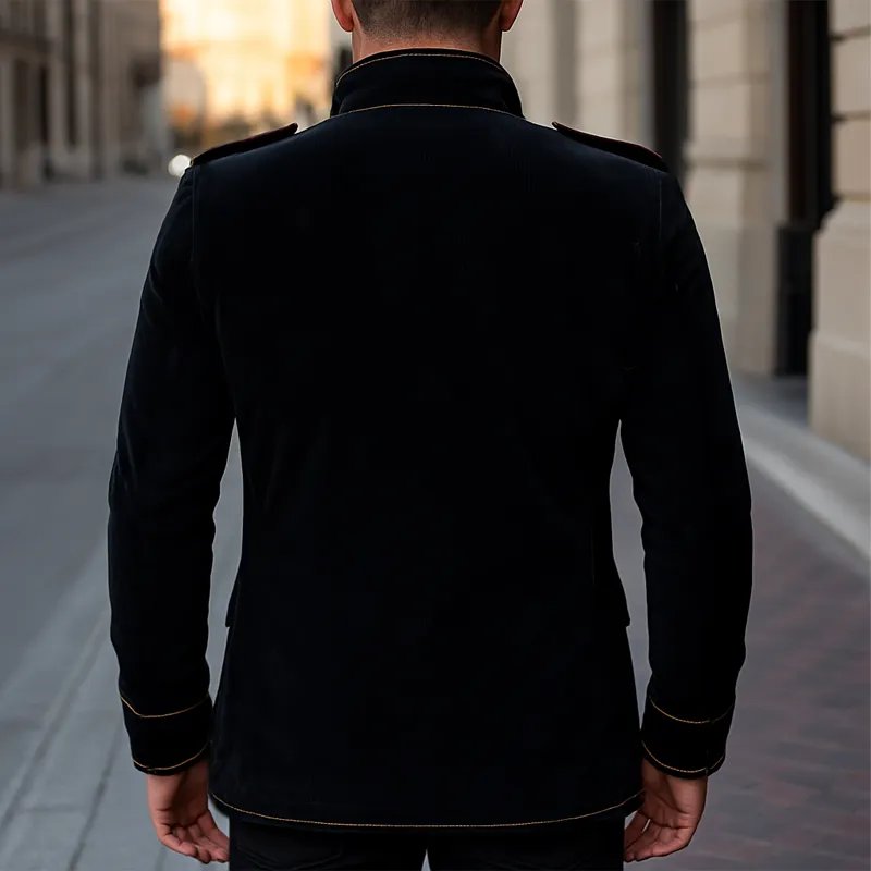Velvet Tailored Zip Jacket