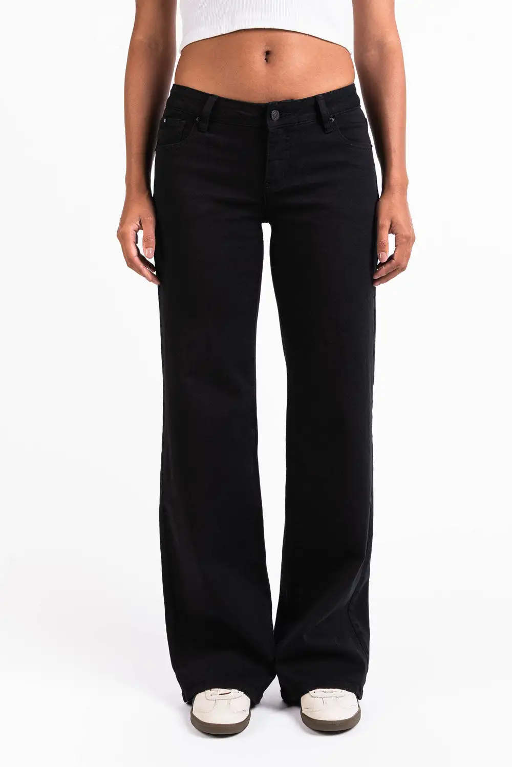 Effortless Low Rise Wide Leg Jeans