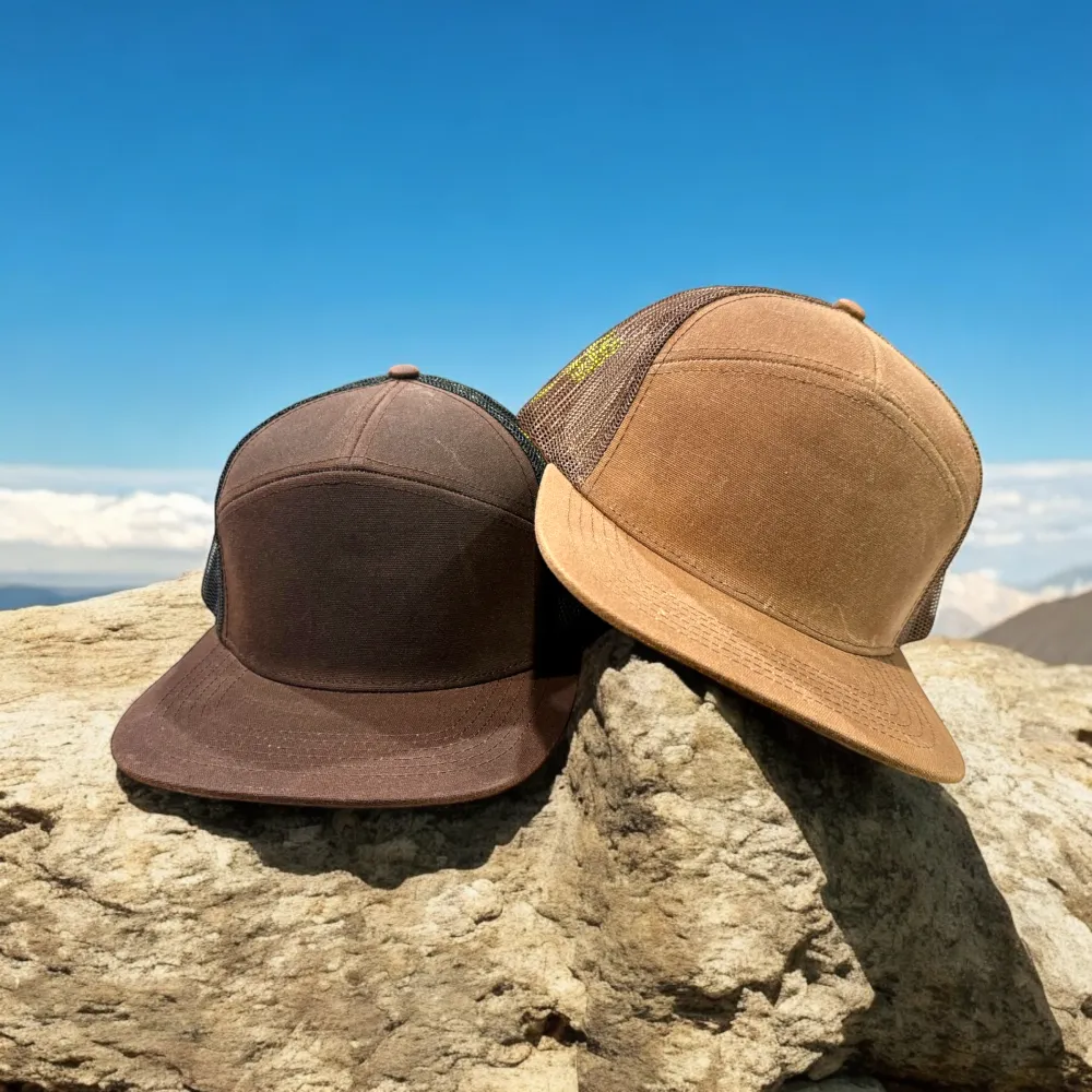 Waxed Finish Casual Cap