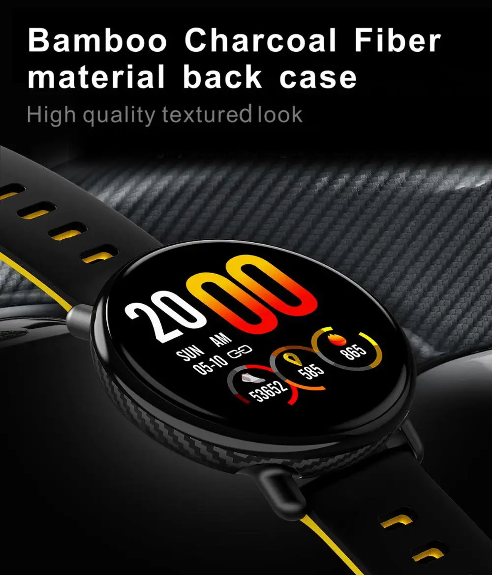 IPS Color Screen Fitness tracker Heart rate monitor Sports smartwatch