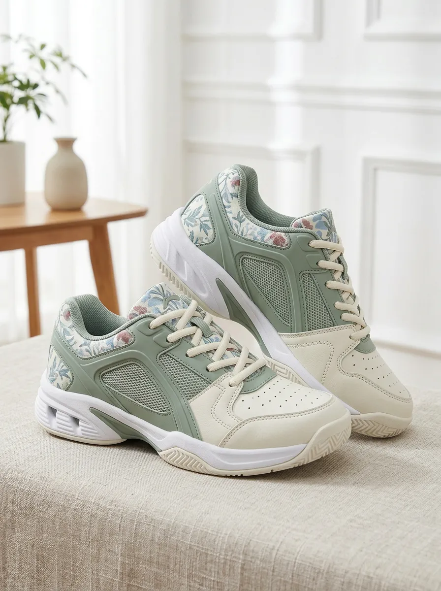 Women's Tempo Floral Pattern Printed Sneakers
