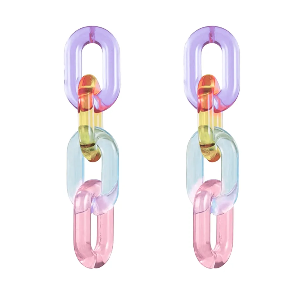 Geometric Chain Fashion Earrings