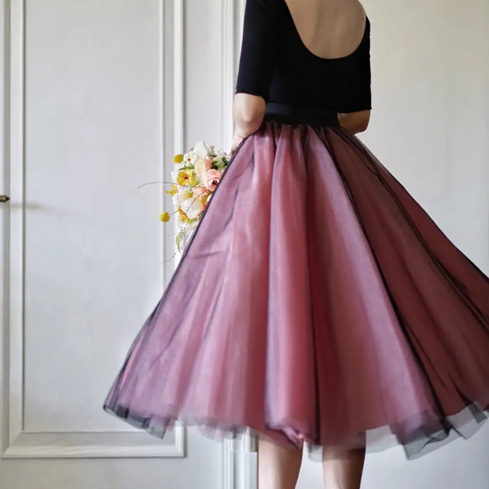 Balanced Outing Everyday Casual Polyester Skirt