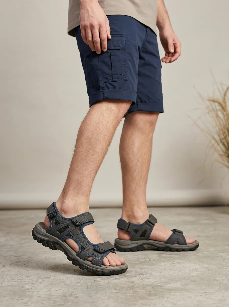 Men's Outdoor Hiking Adjustable Strap Sport Sandals