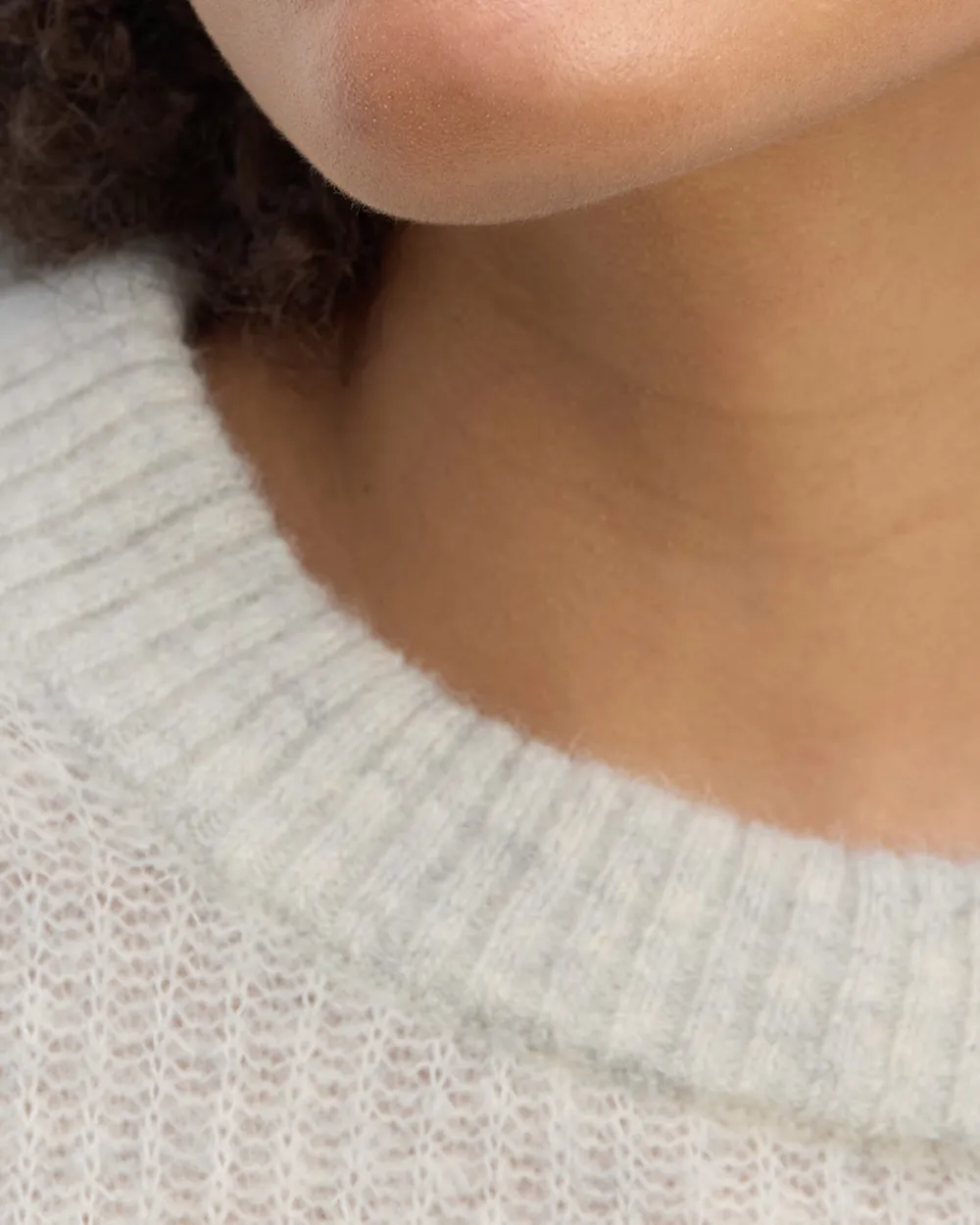 Vertical Striped Cashmere Sweater