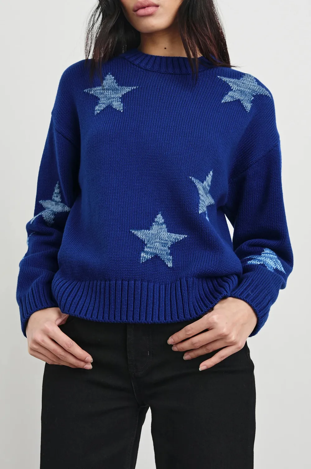 Cute Floral Embroidery Sweater