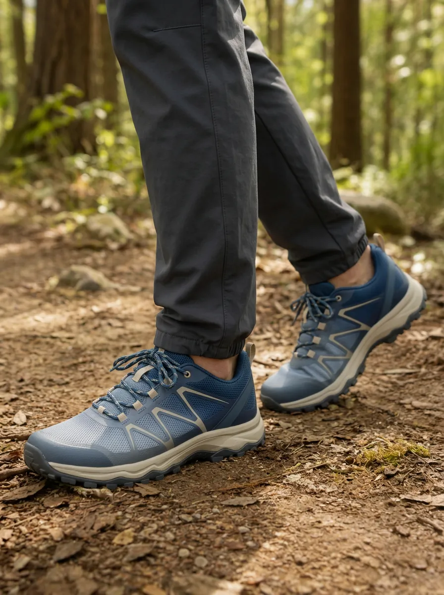 Men's Pathfinder Hiking Mountain Pattern Printed Shoes
