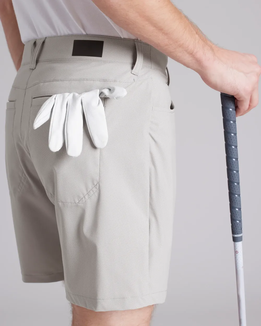 Gray Slim - Fit Men's Shorts