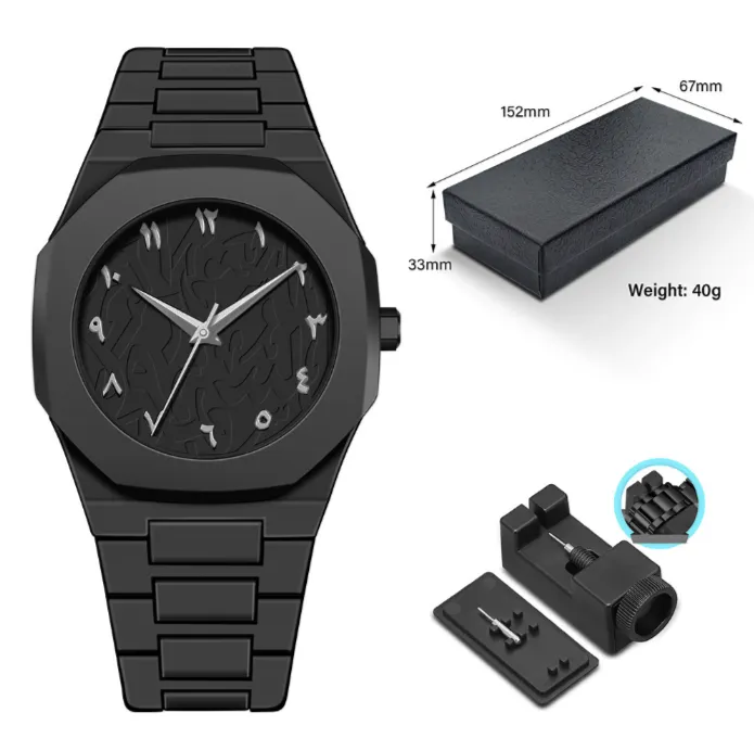 Men's Fashion Sports Waterproof Analog Quartz Wrist Watch for Students