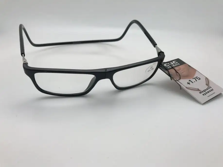Executive Magnetic Front-Connect Reading Glasses - Black