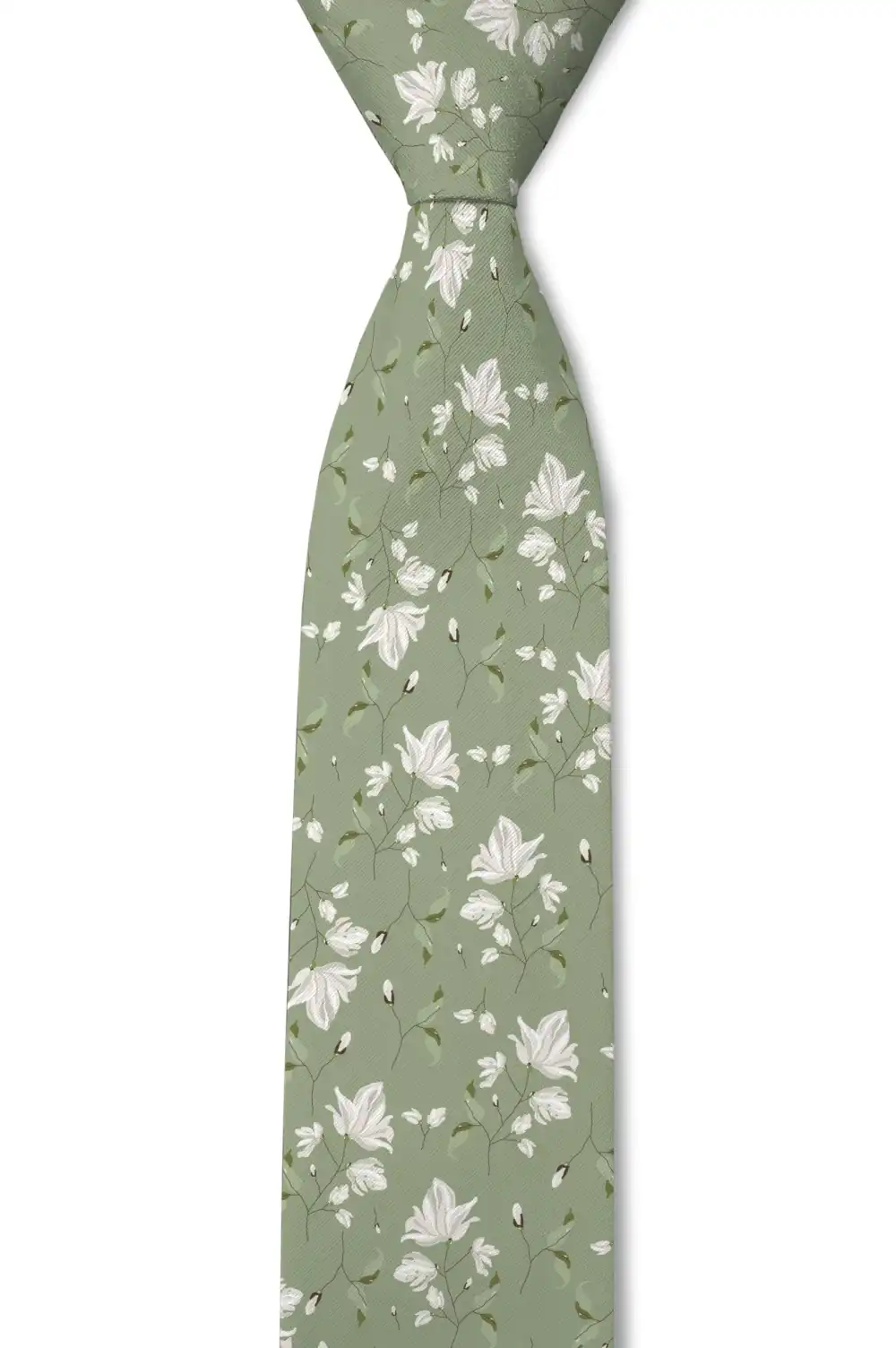 Classic Botanical Floral Pattern Necktie