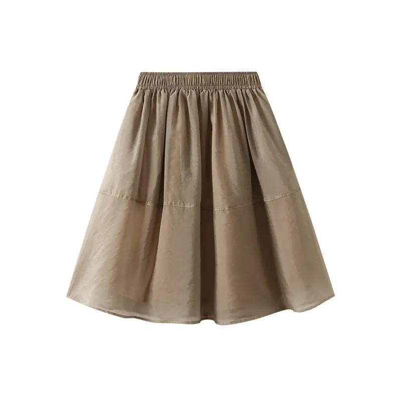 A-Line Skirt With Tulle For