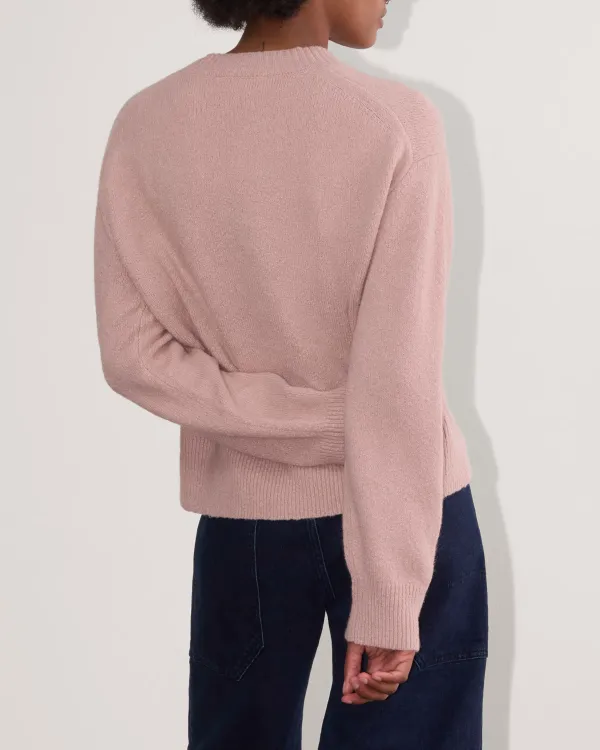 The Rose Color Classic Crew in Cashmere