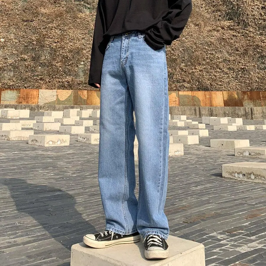 Retro Subtle Whiskers Regular Fit Jeans