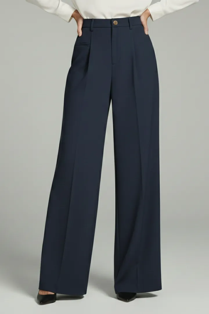  Wide Leg Casual Palazzo Pants