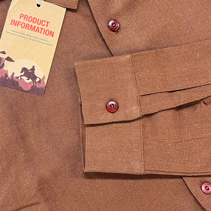 Linen Easy Collar Shirt