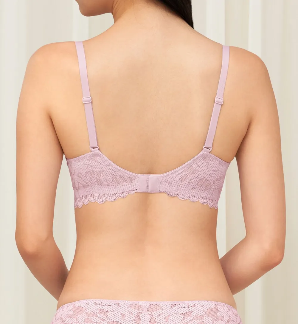 Women's Balanced Wired Push-Up Lace Bra