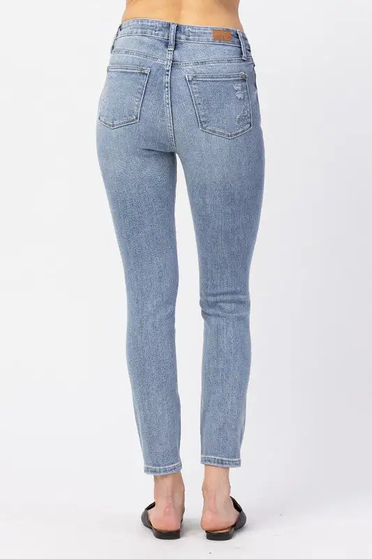 Distressed Skinny Jeans
