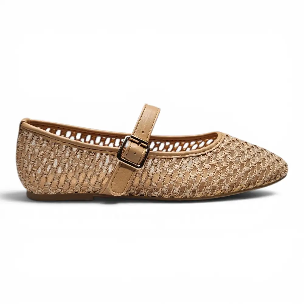 Accept Woven Mary Jane Flats
