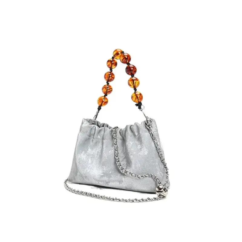 Heritage Collection: Vintage Multi-Pocket Leather Shoulder Bag