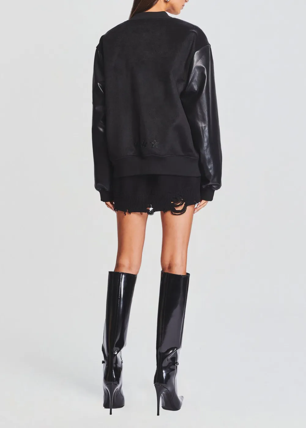 Letter Print Jacket