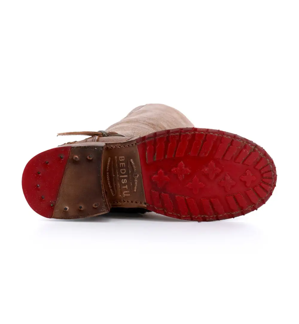 Buckled Layered Riding Boots