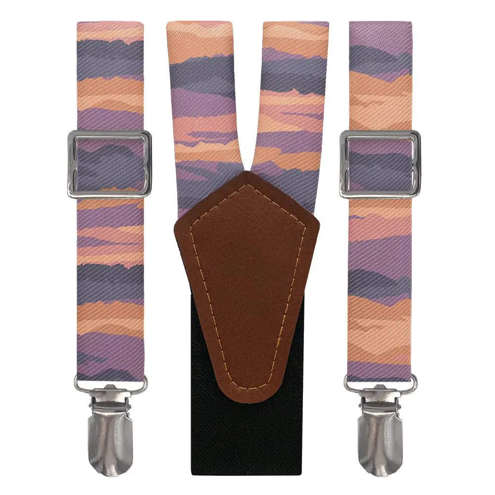 Mountain Sunset Theme Suspenders