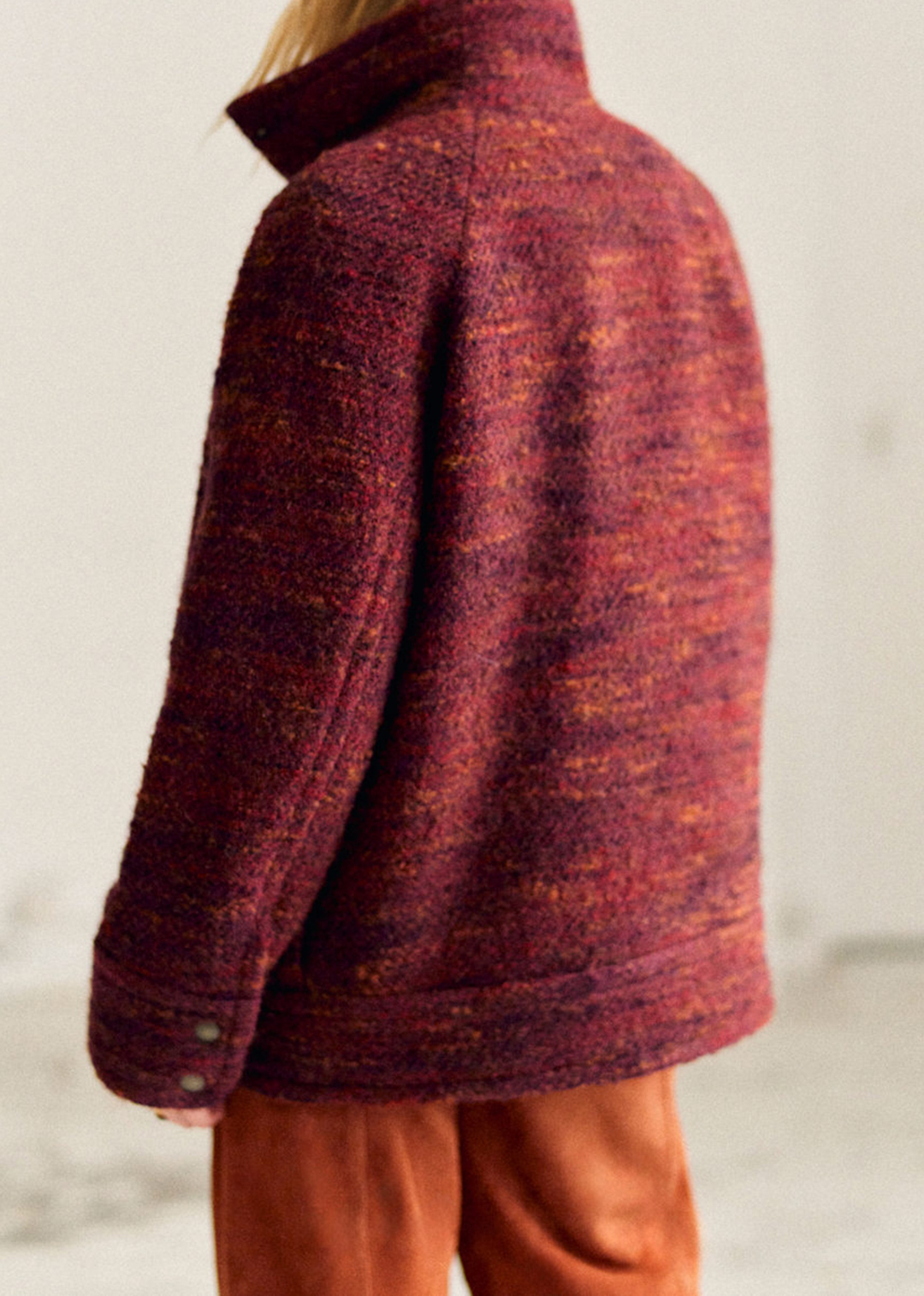 Heavy Wool Mid-Length Coat